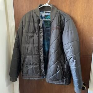Volcom bomber jacket olive